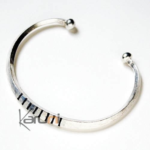 Bracelet en Argent 750 de Mauritanie Homme/Femme 18