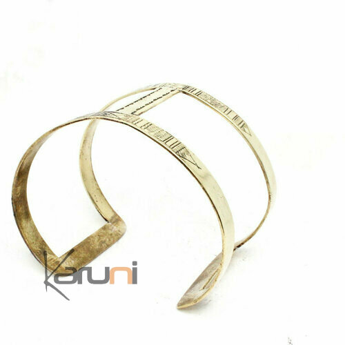 Bracelet manchette bronze