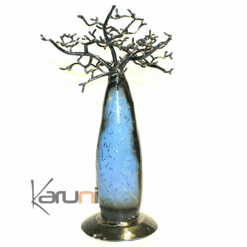 Arbre à bijoux Baobab Decoration Interieure Bleu