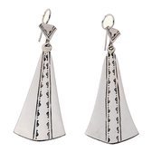 Boucles d'oreilles touareg en argent pendants 2