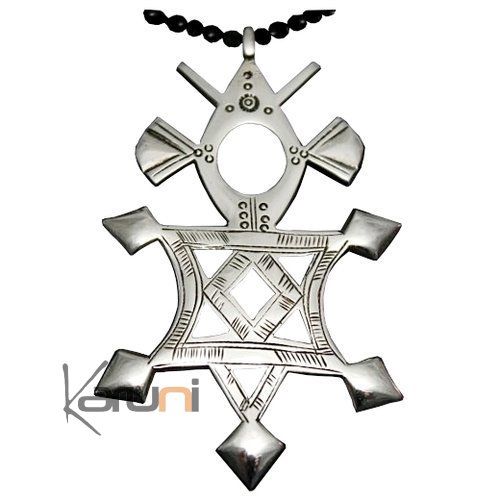 Collier touareg argent Croix du Sud de Karaga - Niger a