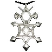 Collier touareg argent Croix du Sud de Karaga - Niger a