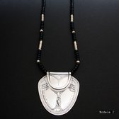 Bijoux Touareg Ethniques Collier en argent Feuille 01 - KARUNI b