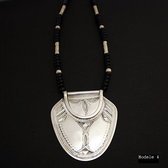 Bijoux Touareg Ethniques Collier en argent Feuille 03 - KARUNI d
