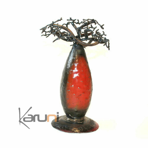 Arbre à bijoux Baobab Decoration Rouge Moyen 