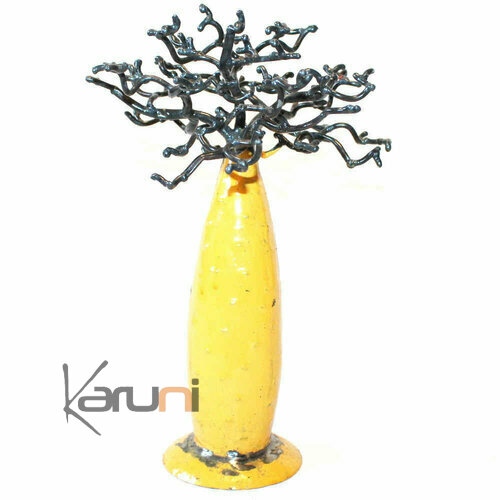 Arbre à bijoux Baobab Decoration Jaune