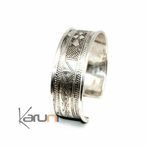 Bracelet Ethnique Argent 925 Plat Oscar
