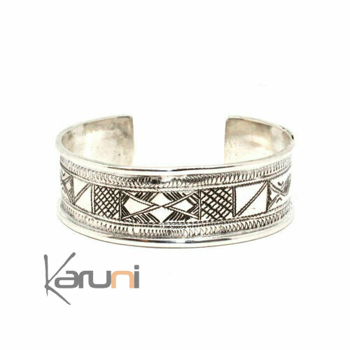 Bracelet Ethnique Argent 925 Plat Oscar