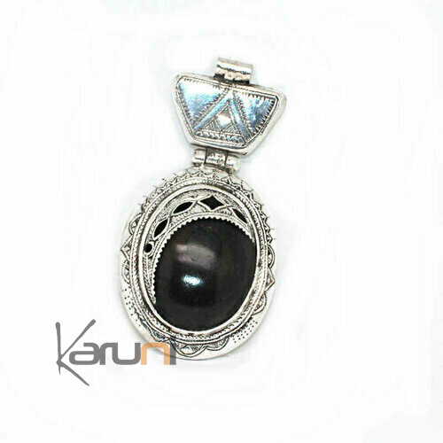 Pendentif argent 925 ebene