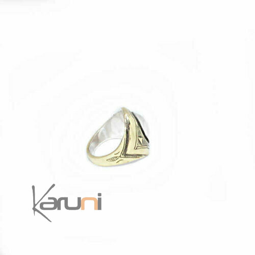 bague chevaliere bronze argent 