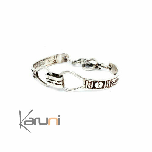 Bracelet Gourmette Argent 925 Gravé