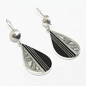 Boucles d'oreilles argent 925
