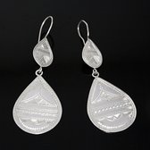 Boucles d'oreilles touareg en argent Grandes Gouttes 3 - ethniques