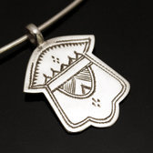 Collier Pendentif en Argent Petite Main de Fatma Khamsa 02