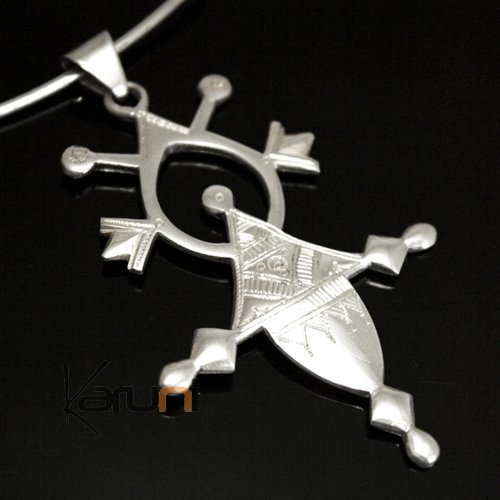 Collier Pendentif en Argent Croix du Sud Du Niger Iferouane 02