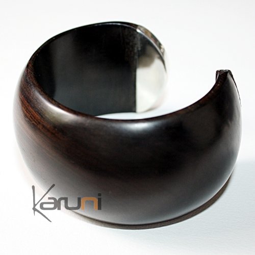 Bracelet Ebène et Argent 03 - KARUNI