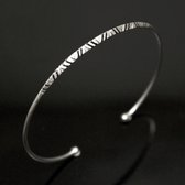 Bijoux Ethniques Touareg Africains Bracelet Fin en Argent 750 de Mauritanie Femme/Enfant 02