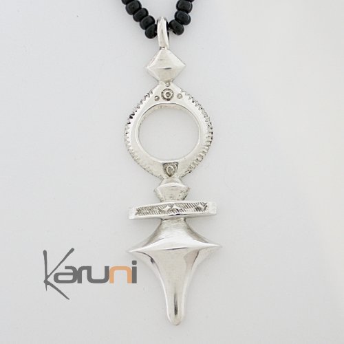 Collier touareg argent Croix du Sud de Zinder - Niger