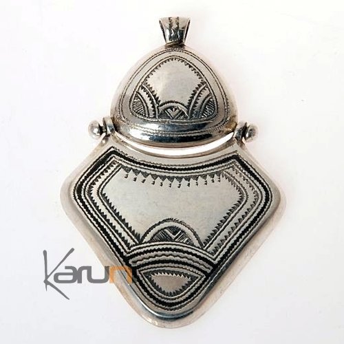 Collier touareg argent pendentif articul 1