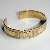 Bijoux Touareg Ethniques Bracelet grav en bronze 01 - KARUNI b