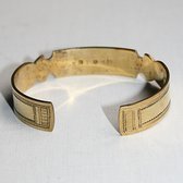 Bijoux Touareg Ethniques Bracelet grav en bronze 01 - KARUNI c