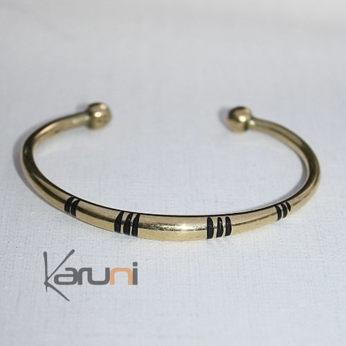 Bijoux Touareg Ethniques Bracelet en bronze 01 - KARUNI