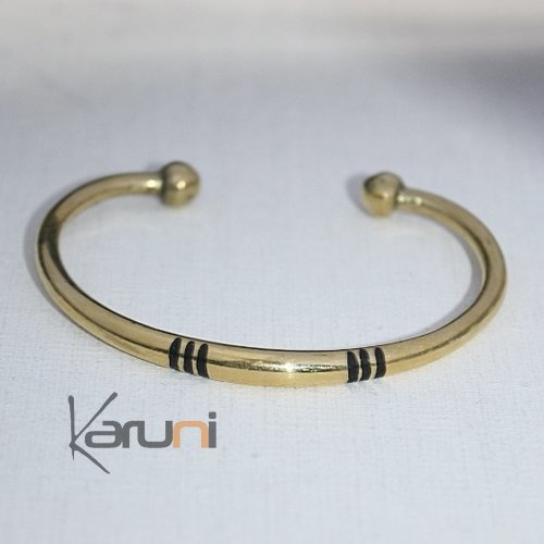 Bijoux Touareg Ethniques Bracelet en bronze 01 - KARUNI