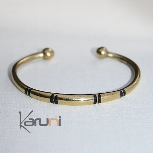 Bijoux Touareg Ethniques Bracelet en bronze 03 - KARUNI