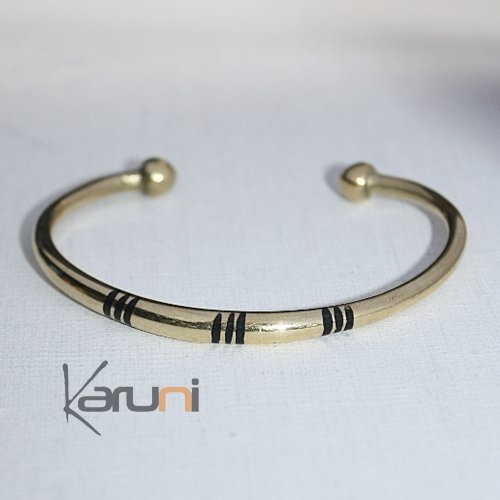 Bijoux Touareg Ethniques Bracelet en bronze 04 - KARUNI