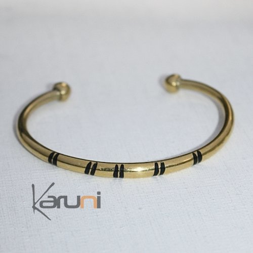 Bijoux Touareg Ethniques Bracelet en bronze 06 - KARUNI