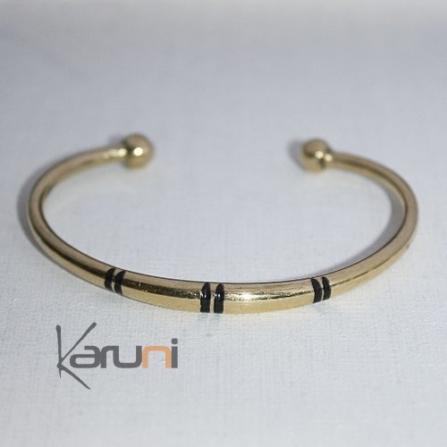 Bijoux Touareg Ethniques Bracelet en bronze 07 - KARUNI