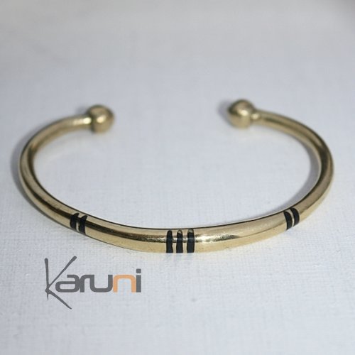 Bijoux Touareg Ethniques Bracelet en bronze 08 - KARUNI