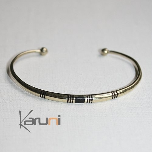 Bijoux Touareg Ethniques Bracelet en bronze 09 - KARUNI