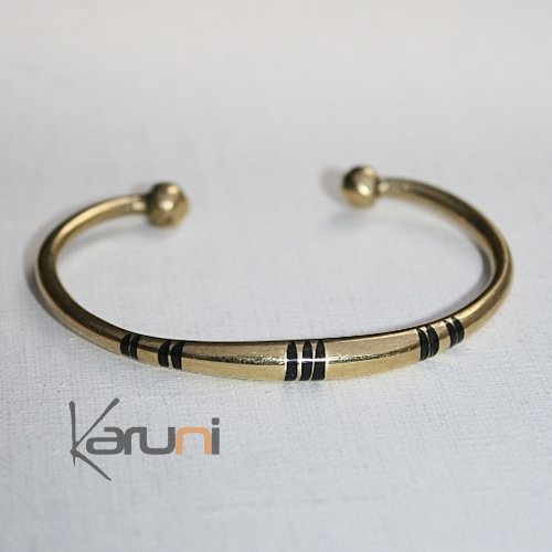 Bijoux Touareg Ethniques Bracelet en bronze 10 - KARUNI