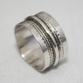 Bijoux Touareg Ethniques Argent Bague Anneau Alliance homme-femme semi-large 03