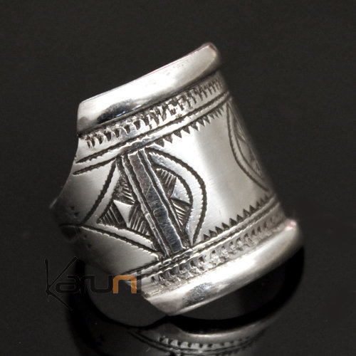 Bague Chevalière en Argent Gravée homme/femme 01