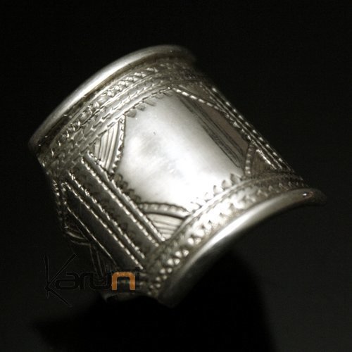 Bague Chevalière en Argent Gravée homme/femme 04