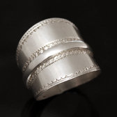Bijoux Touareg Ethniques Bague en Argent Bandeau Lisse homme/femme 13 Inspiration Karuni