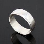 Bague Anneau Alliance argent homme/femme Lisse 01 Bande Inspiration Karuni