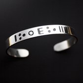 Bijoux Ethniques Touareg Bracelet en argent homme/femme Plat 01 Design Tifinagh