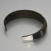 Bracelet ethnique enfant argent et corne de Mauritanie 4 c