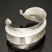 Bijoux Ethniques Bracelet Argent Massif Peul Fulani Feuille - KARUNI a