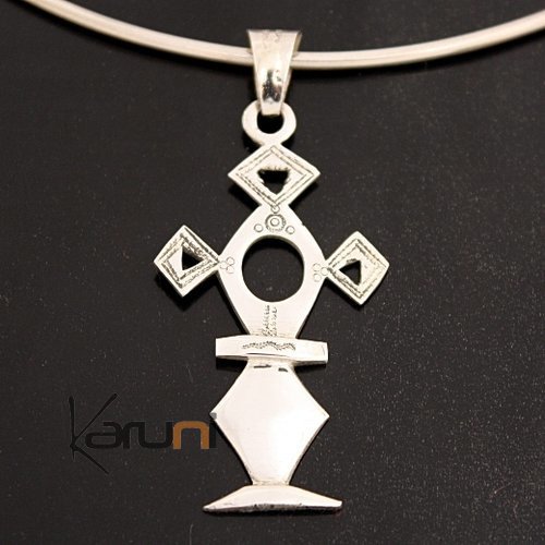 Croix du sud touareg argent Niger pendentif d'In Wagar 1