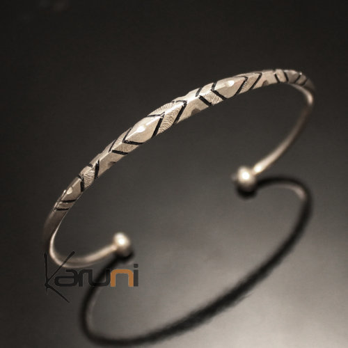 Bracelet en Argent 750 de Mauritanie Homme/Femme 05