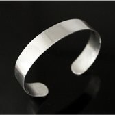 Bracelet en argent homme/femme Plat 03 Lisse