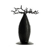 Arbre  bijoux porte-bijoux design Baobab 15-18 cm mtal recycl Madagascar