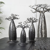 Arbre  bijoux porte-bijoux design Baobab 30 cm mtal recycl Madagascar e