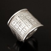 Bijoux Touareg Ethniques Bague Chevalire en Argent Grave homme/femme 25 Tifinagh b