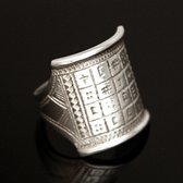 Bijoux Touareg Ethniques Bague Chevalire en Argent Grave homme/femme 25 Tifinagh